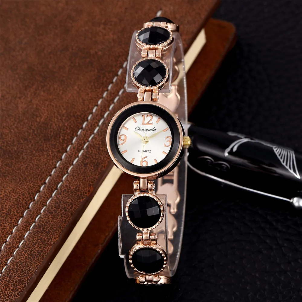 Часы Reloj Hombre дамские с браслетом из розового золота полностью стальной дизайн 3par