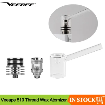 

Original Veeape 510 Thread Wax Atomizer Vape Tank Quartz Boiler Core Heating Vaporizer For 15-40W Eletronic Cigarette Box Mod