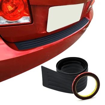 

For ford focus 2 vw passat b5 b6 b7 b5.5 golf 5 6 7 kia rio Car Trunk Rubber Bumper Guard Protector Stickers Car Accessories