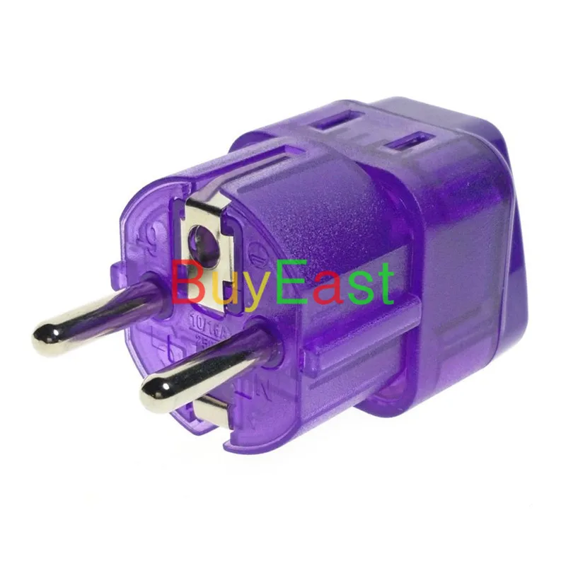 

Universal to Israel Germany Schuko Korea France 2 IN 1 Electrical Plug Adapter convert US/AU/EU/UK...... AC100~250V Wonpro