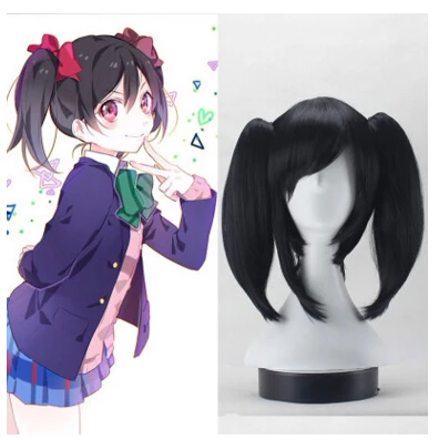 Высокое качество замечательно! Парик для косплея Love Live костюм Нико Ядзава парики