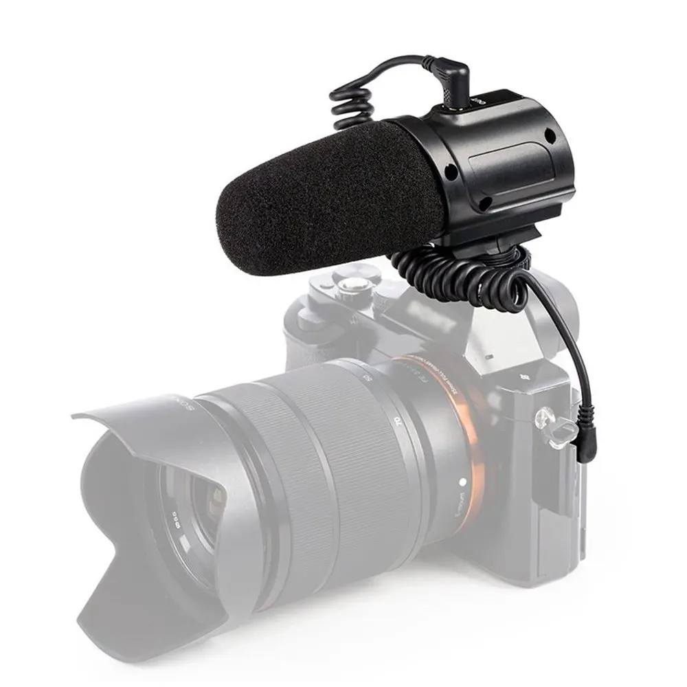 

Saramonic SR-PMIC3 Surround Recording Micr with Integrated Shockmount, Low-Cut Filter & Battery-Free Operation for DSLR Cameras