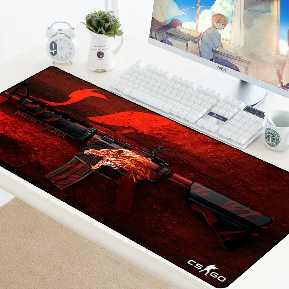 Large Game Mouse Pad Mat Laptop Gaming Mousepad Anti-slip Natural Rubber Grande Gamer Mouse Pad Fashion Office Desk Computer Pad