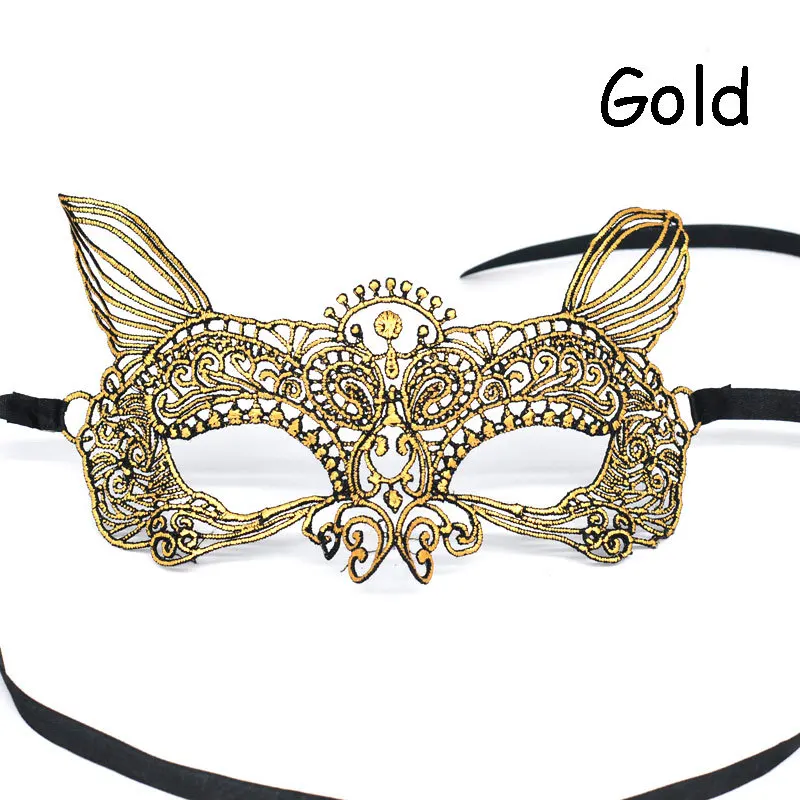 2017 new colorful lace mask gilt silver lace wedding and party mask nightclub dance sexy mask vintage masquerade party mask (4)