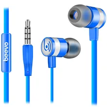 Mobile Phone Earphones Music with Microphone Original Retail box PC Brand Beevo EM330