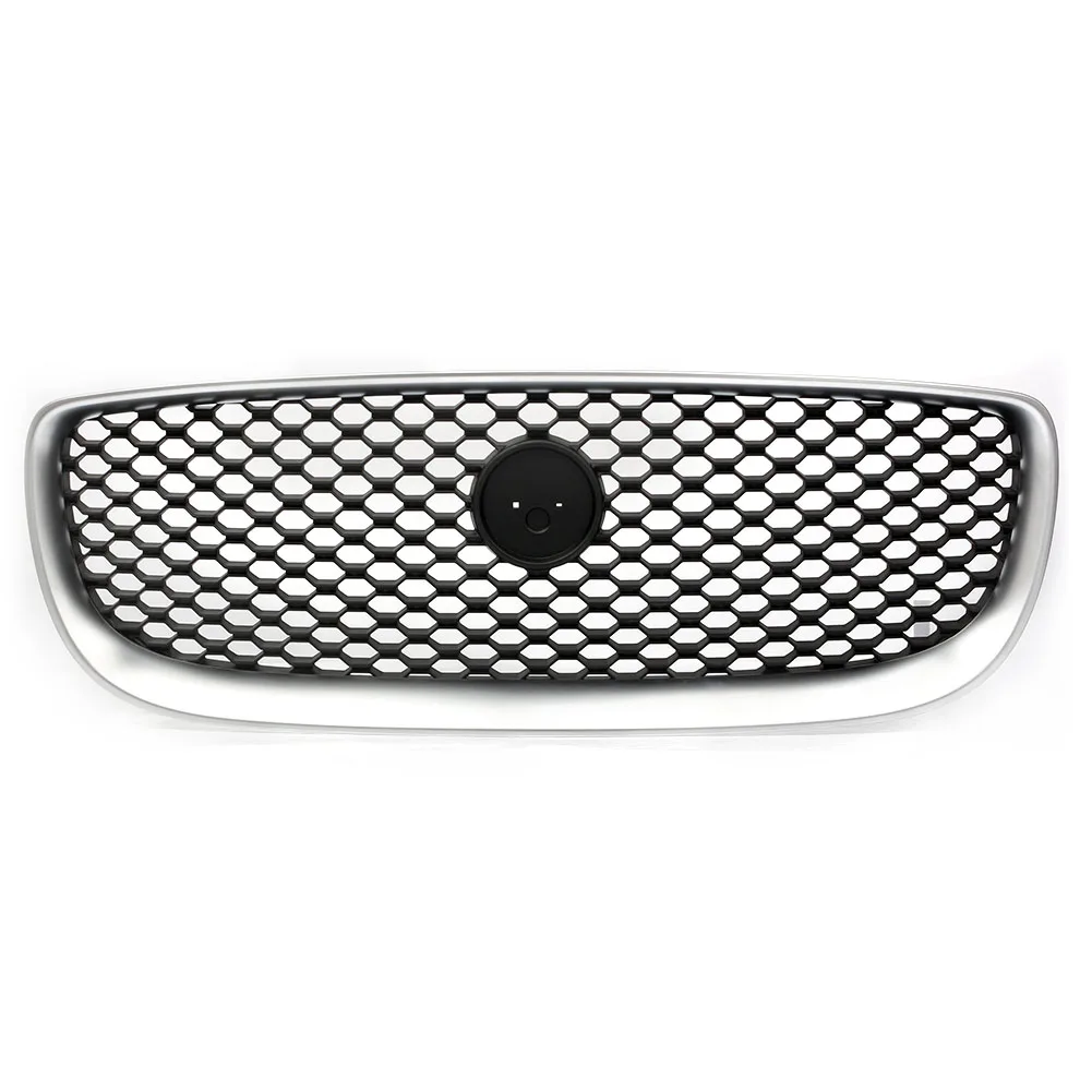 

Car Front Center Grill Grille For JAGUAR XE 2015-2018 2016 2017 Matt Black New