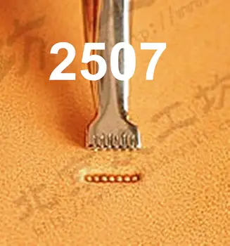 

1pc Stainless Steel Leather Craft Carving Stamping Stamp Punch Stamper Tool Master Leather Stamper - Chisel Pricking Iron Awl