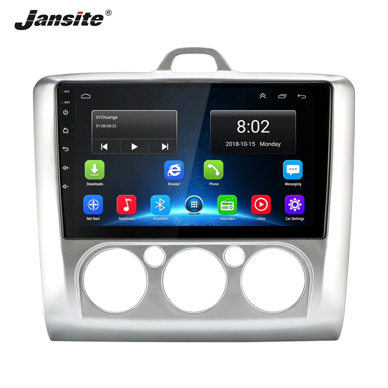 

Jansite 9" 4G Car Multimedia player For Ford Focus 2004-2011 Android8.1 GPS Navigation Wifi Touch screen car Video Player NO DVD