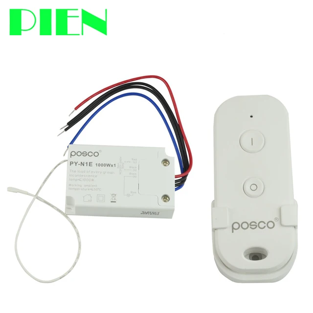 Draadloze Lichten Schakelaar afstandsbediening interruptor met Power ... Draadloze Lichten Schakelaar afstandsbediening interruptor met Power ...