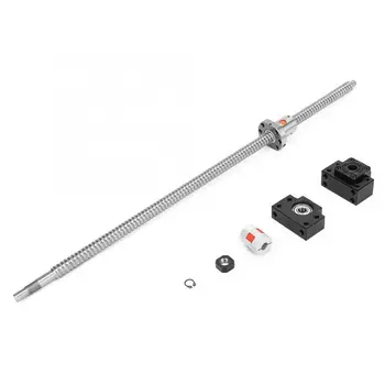 

750mm Stainless Steel SFU1605 Ball Screw Coupler Set with BK/BF12 Brackets 6.35x10mm Connector ball screw kit