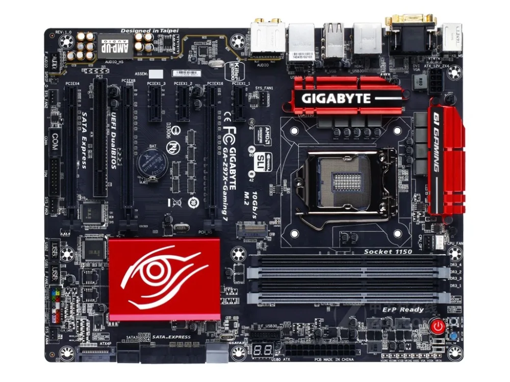 Оригинальная материнская плата для Gigabyte Z97X Gaming 7 LGA 1150 DDR3 I3 I5 I7 32GB USB2.0 USB3.0 Z97