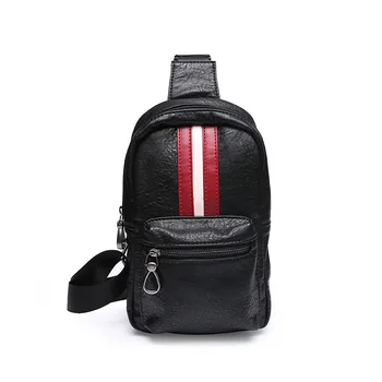 

120918 new hot men casual chest bag male leisure messenger bag