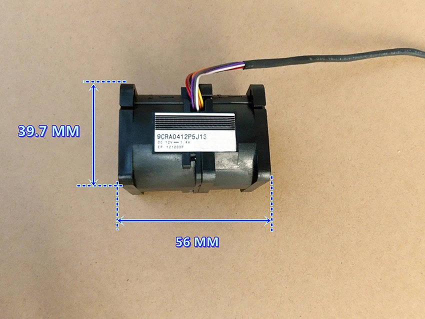 12V 1.4A 15 Вт Мощный boost 4056 Тип охлаждения высокоскоростным вентилятором шаровой подшипник 40*40*56 мм бесщеточный двигатель постоянного тока высокого качества