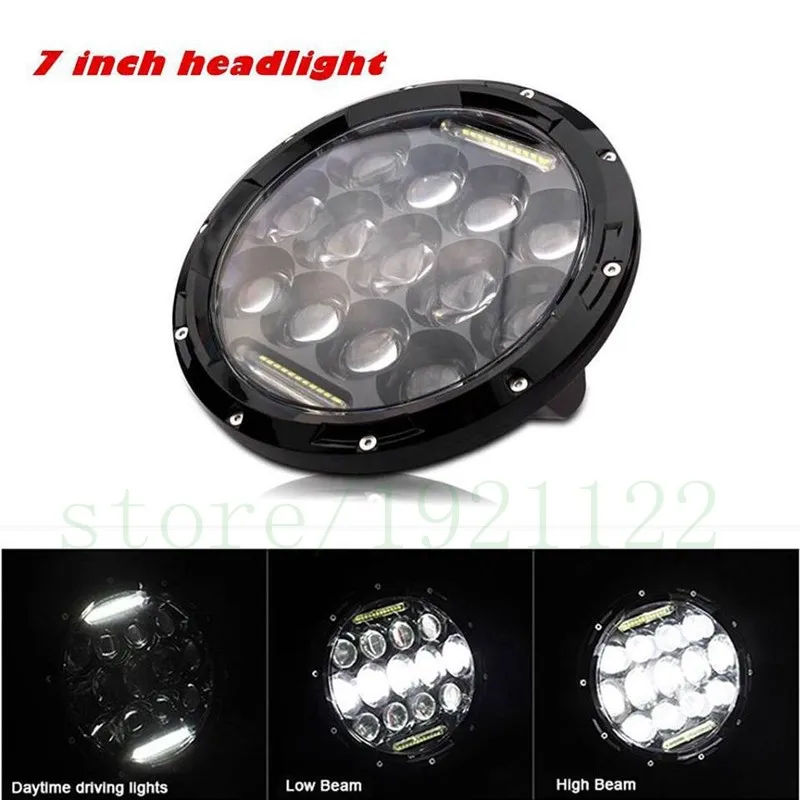75w 7inch led healight with DRL Philips x110jpg