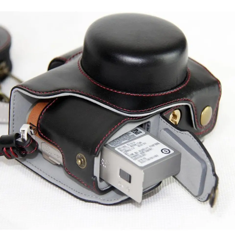 オリンパスペンE-PL8 epl8,14-42mmレンズ用ストラップ付き完全pu