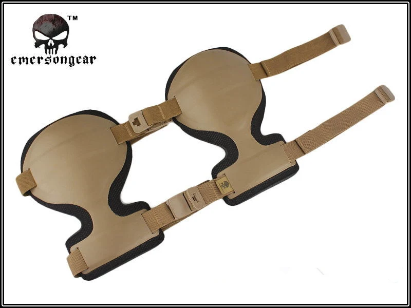 Tanie Emerson ARC Tactical Combat Airsoft Military Paintball ochronne ochraniacze kolan EmersonGear lekkie trwałe regulowane ochraniacze na kolana