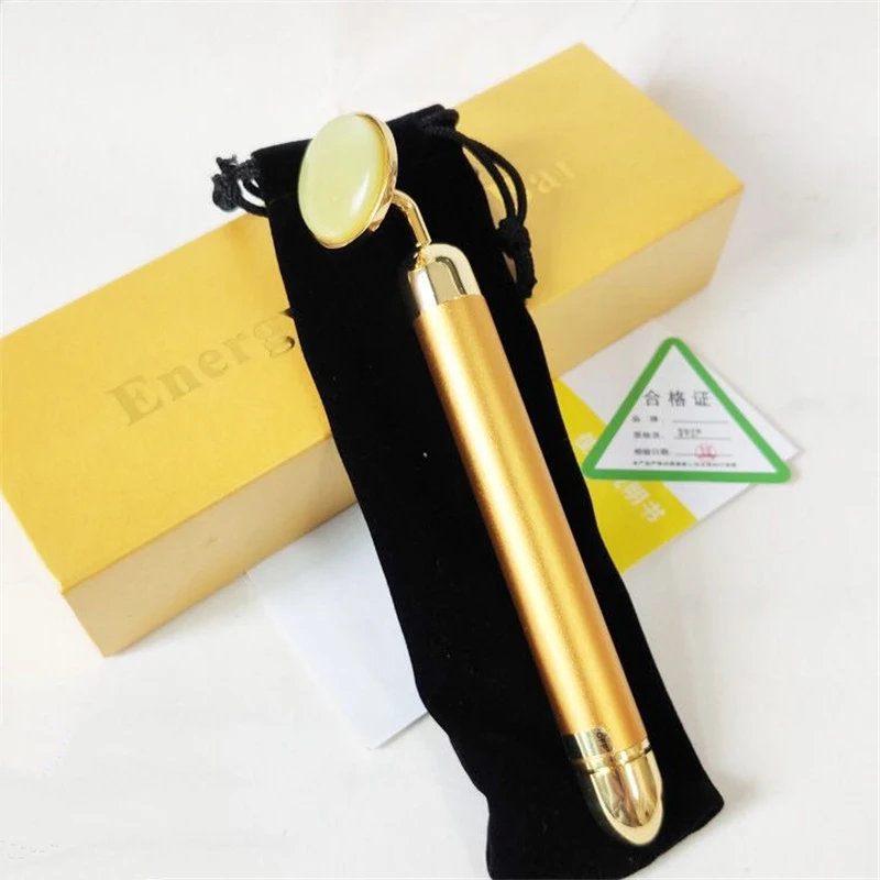 24K beauty Bar V лицо артефакт подтяжка лица палка против морщин глаз нефритовый