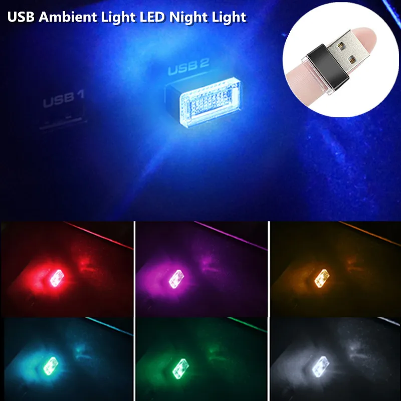 1 шт. новый автомобильный Стайлинг подстаканник коробка для хранения свет USB