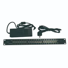 24 порта пассивный инжектор 100 м скорость с 48V120W питание для 24 ip-камеры VOIP 802.3af устройств CCTV камеры безопасности
