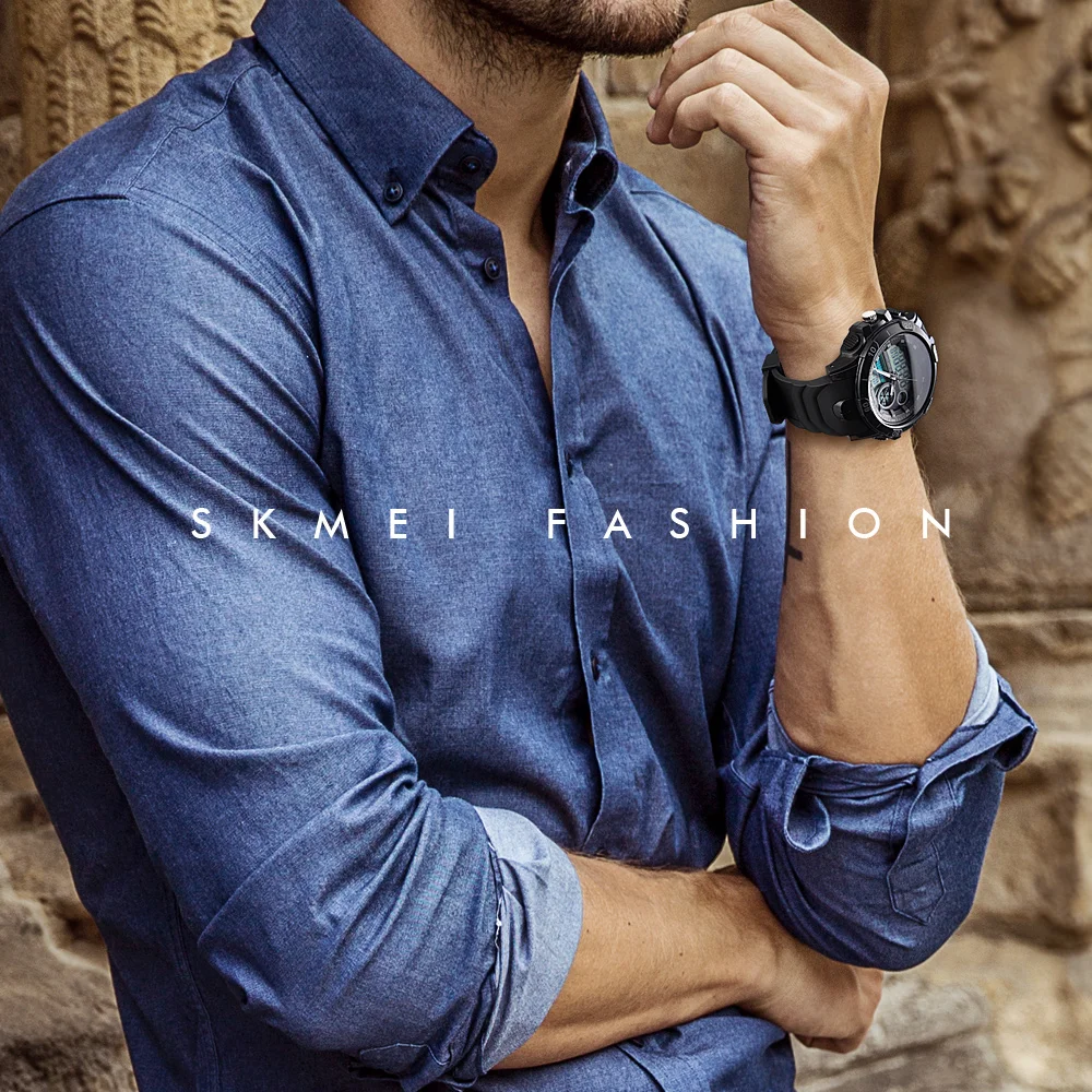 Günstige Relogio Masculino Skmei Luxus Marke Männer Uhren herren Quarz Stunden Analog Digital LED Sport Uhr Männer Armee Militär Handgelenk uhr