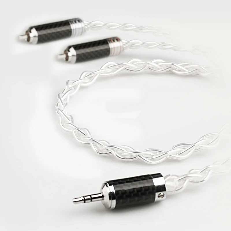 

Xiao Fan CL9 RCA Audio Cable Amplifier Connection Line 3.5mm to 2RCA For The An on-board/speakers/ Home Theater /DVD / PC
