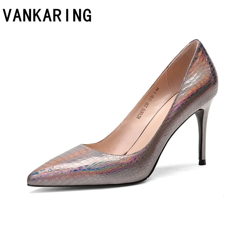 

Sexy pumps dress shoes woman thin high heels spring summer women pumps office lady shoes women snake printed leather pumps woman