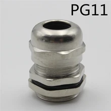 1 шт PG11 Никель латунь металл силикагель Водонепроницаемые кабельные сальники разъем применить к кабелю для детей возрастом от 5 до 10 мм
