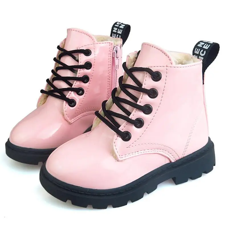 Girls Martins Boots Girls Boys Shoes 2018 Autumn PU Leather Children Boots Fashion Toddler Kids Boots Warm Winter Boots for Boys Girls Martins Boots Girls Boys Shoes 2018 Autumn PU Leather Children Boots Fashion Toddler Kids Boots Warm Winter Boots for Boys