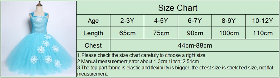 Небесно-голубое платье-пачка «Эльза» для девочек; платье принцессы из тюля со снежинками; детское платье для дня рождения; костюмы на Хэллоуин и Рождество для девочек; От 2 до 12 лет