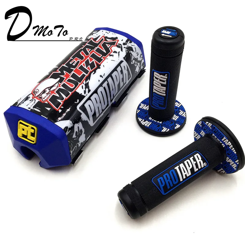 Dirt Pit bike Handle grips PRO PROTECTOR MOTOCROSS BAR Handlebar Breast Pad & For KTM CRF YZF KLX BSE Kayo