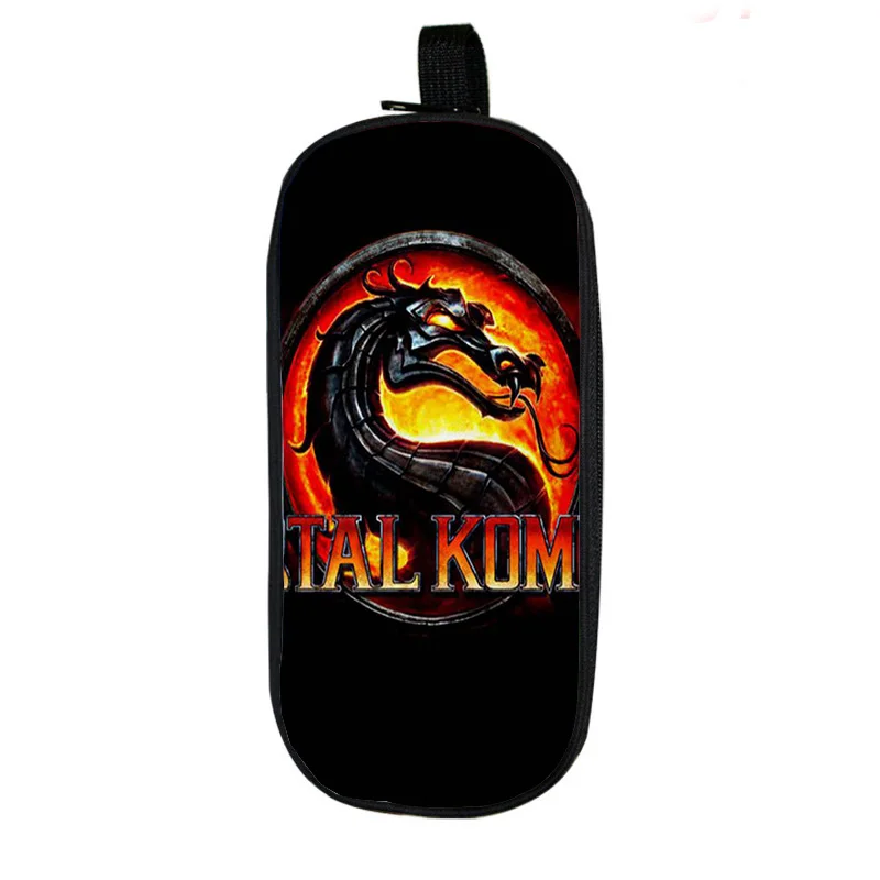 Hot Mortal Kombat Pencil Case Boys Girls Pencil Pouch