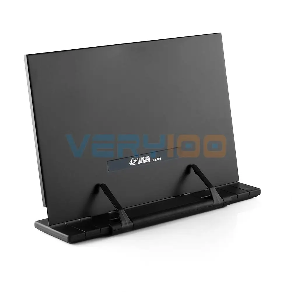 

NEW Steel Adjustable tilt Portable Reading Book Stand Document Reader Holder