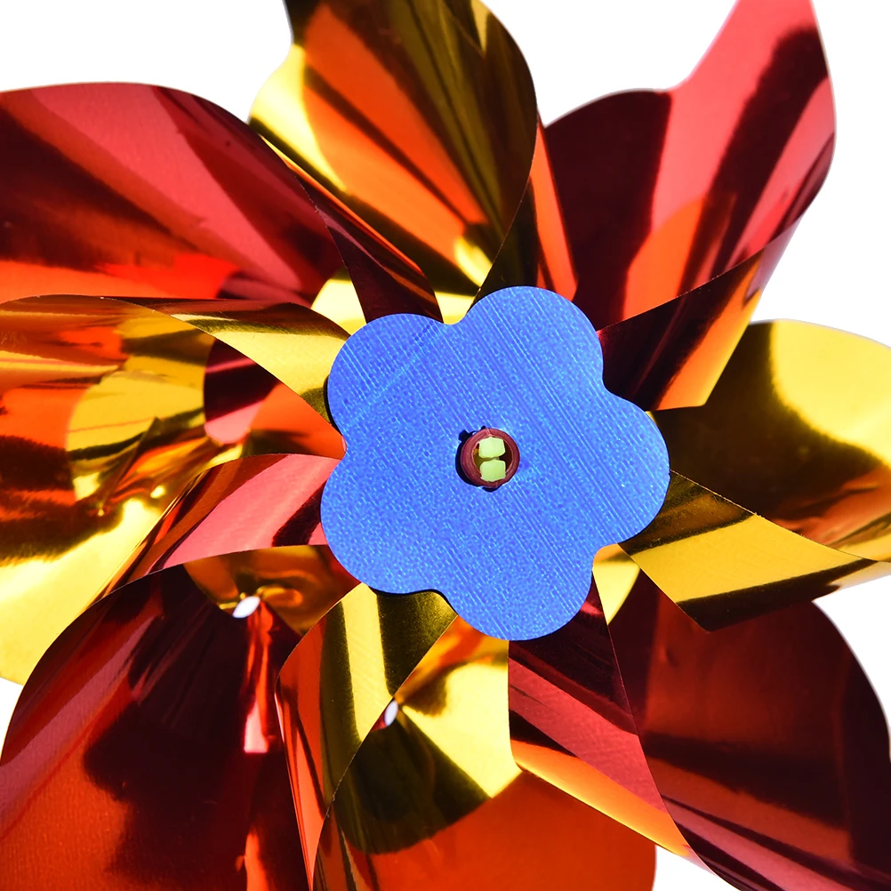 5Pcs/lot Random Colors Plastic Windmill Pinwheel Wind Spinner Kids Toy Garden Lawn Party Decor Toy Gift For Boys Girls Baby