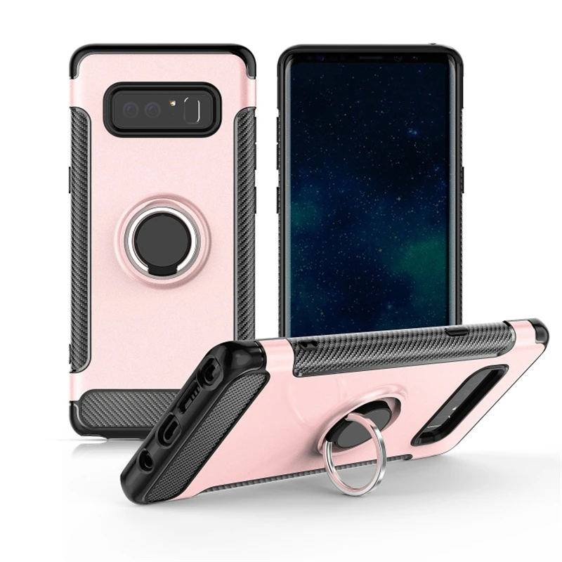 

Luxury Rotating Magnet Armor Case For Samsung Galaxy S8 S9 Plus Note 8 9 J2 Pro J4 J6 J7 A6 A8 Plus 2018 Anti Shock Hybrid Case