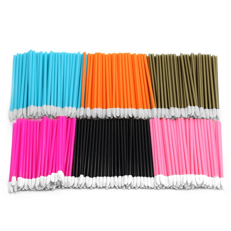 

Sinso 50pcs Disposable Makeup Lip Brush Lipstick Gloss Wands Applicator Makeup Cosmetic Brushes Tools Kits For Makeup 9Colors