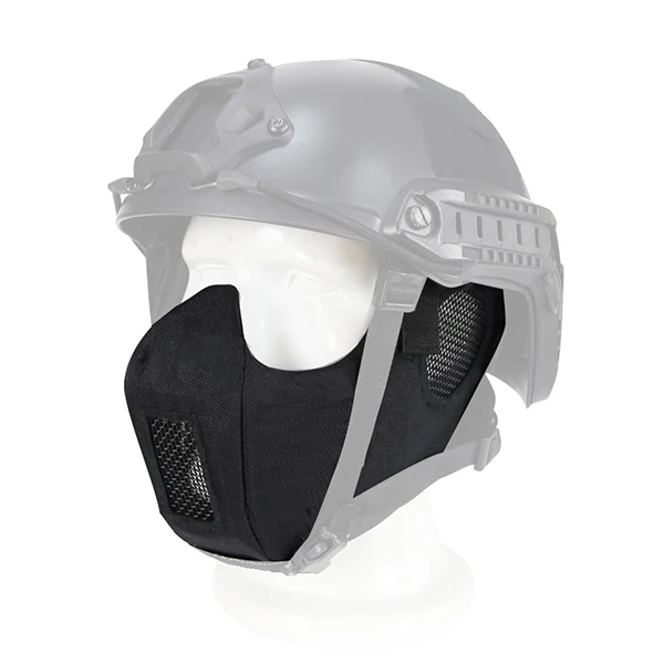 V5 тактическая охотничья стальная проволочная полумаска для езды на велосипеде на открытом воздухе CS Сетка страйкбол маска устойчивая