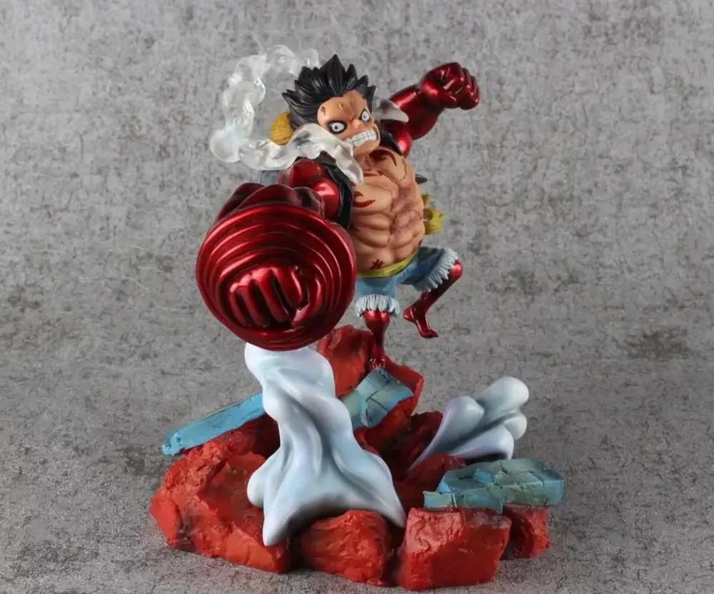 Once Piece caliente 19 см Monkey D. Luffyde vs PVC figura modelo juguetes Luffy batalla Ver figutas дропшиппинг.|Статуэтки и
