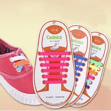 12 шт. Детские эластичные силиконовые шнурки без галстука ярких цветов шнурки для обуви 4,1-6,05 см