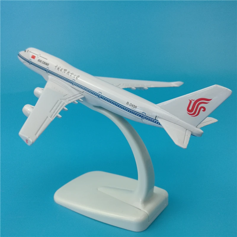 16 см Air China Боинг B747 модель самолета из сплава B 2456 дыхательных путей Аэробус Китай
