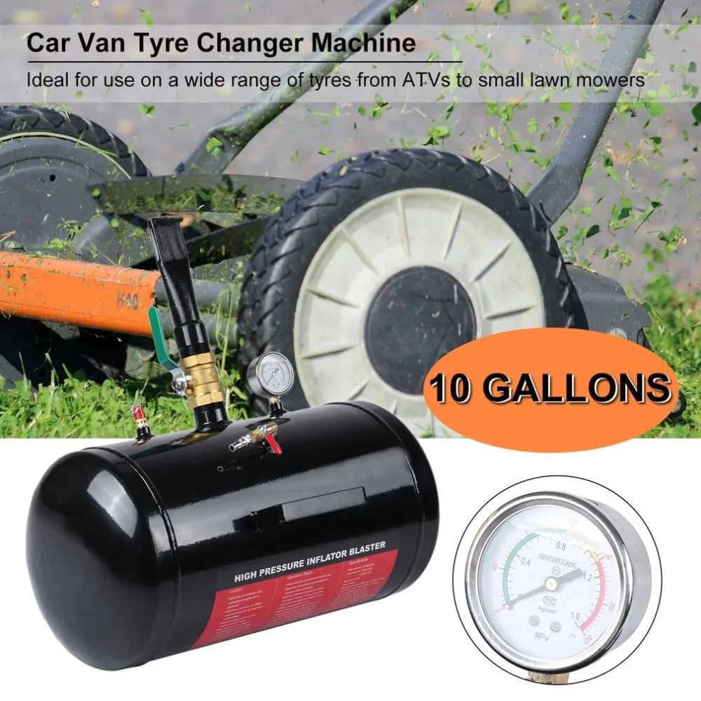 

Car Van Tyre Changer Machine 10 Gallon Air Bead Blaster Tool Vehicle Wheel Changing Tool Durable Garage Accessories