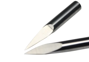 

5Pcs 1/8" 3.175mm SHD 30 degree 0.6mm CED Carbide Pyramid Engraving Bits