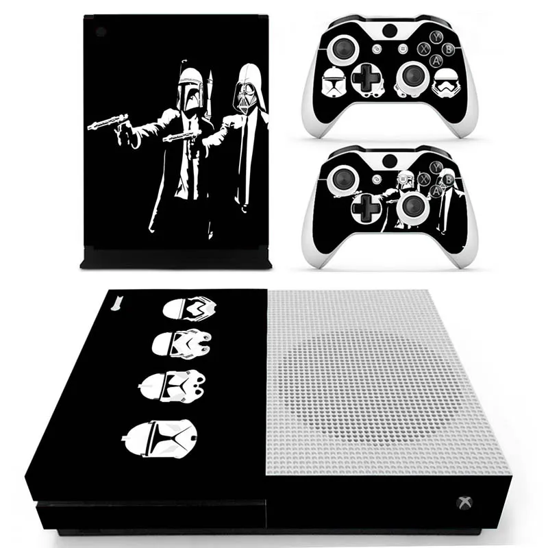 Star Wars Vinly Skin Sticker Decals For XBOX One S Console With Two Wireless Controller Skin