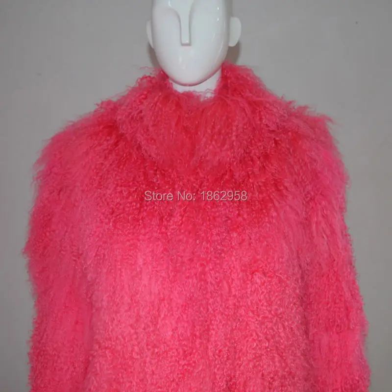 SJ001 любой размер может сделать толстые теплые зимние женские пальто из овечьего меха фабричные индивидуальные меховые пальто