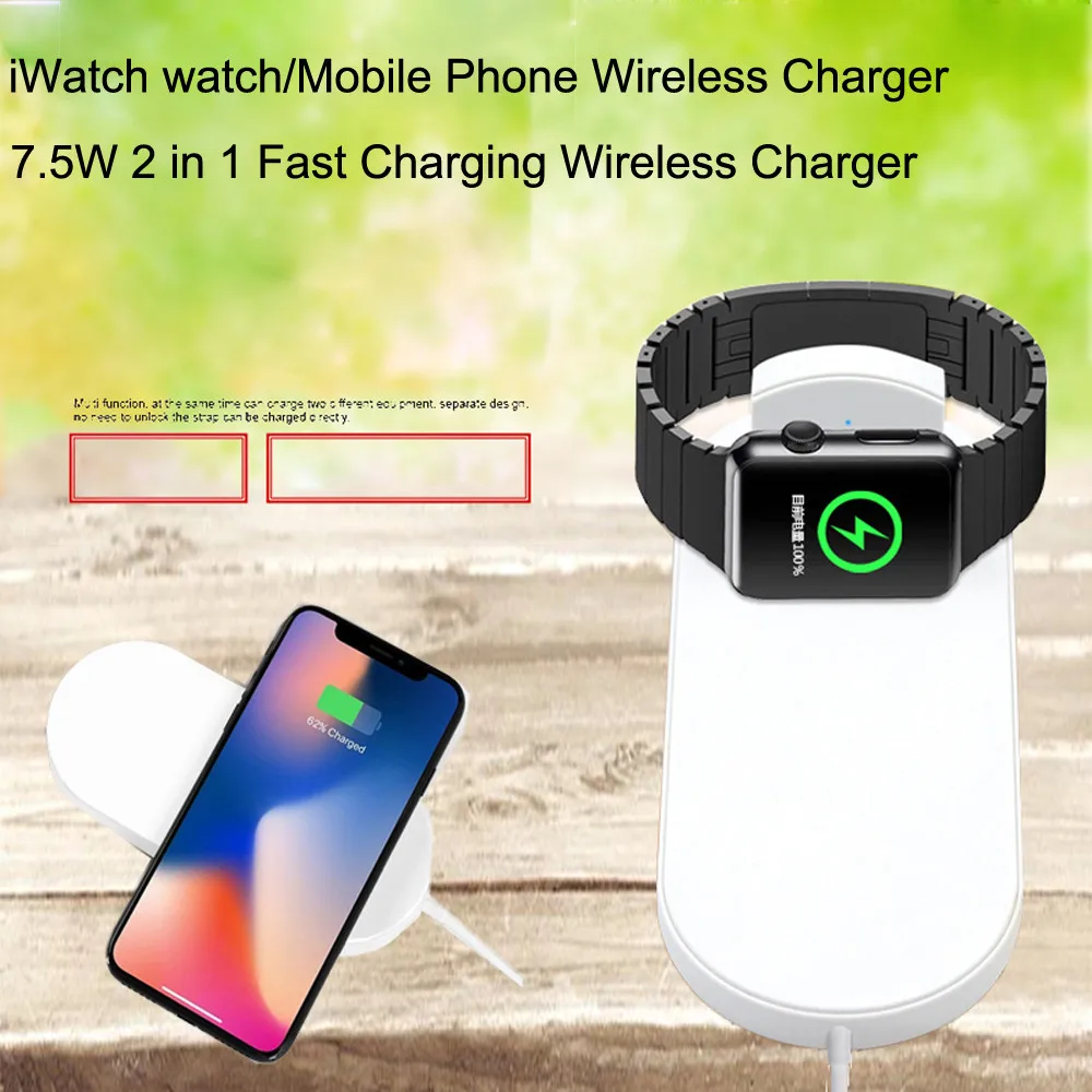 Aliexpress.com : Buy 7.5W 2 in 1 Fast Charging Wireless