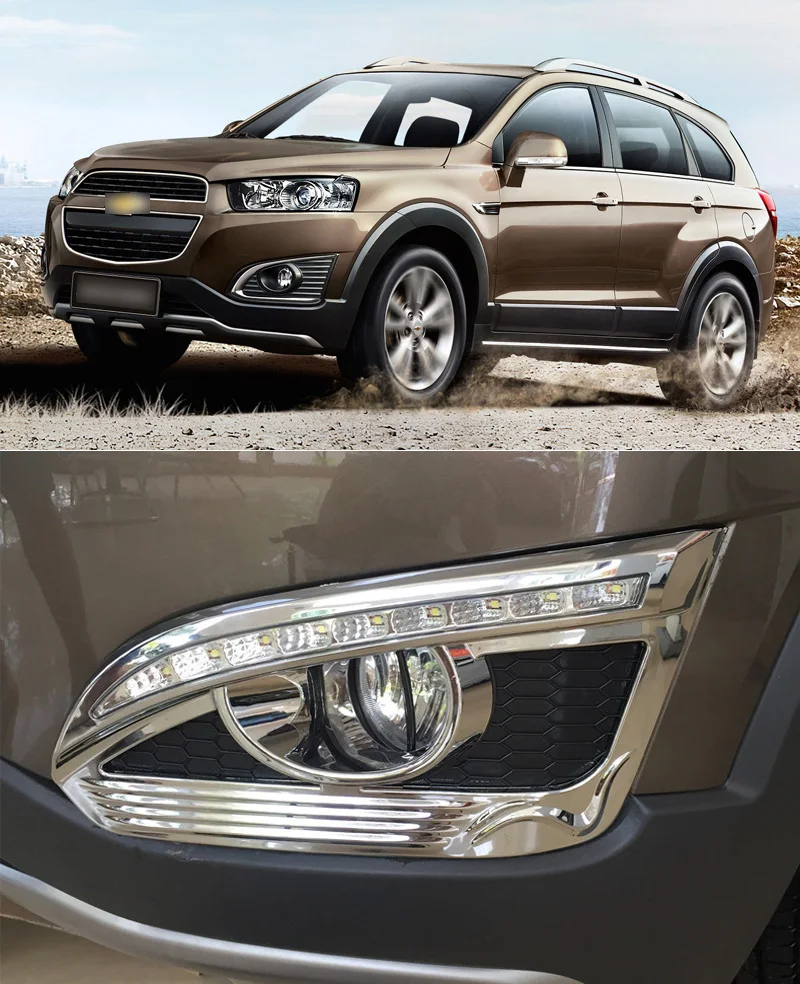 2 шт. для Chevrolet Captiva желтое реле сигнала поворота автомобиля DRL лампа водонепроницаемый 12 В Светодиодный дневной ходовой светильник SNCN