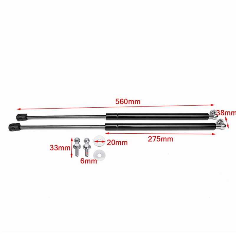 2Pcs Car Gas Shock Hood Shock Strut Damper Lift Support For Skoda Octavia A7 Mk3 Hydraulic Rod Car Accessories