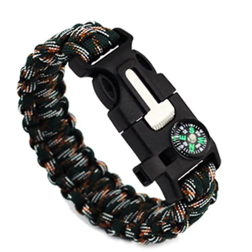 EMAK Paracord Rope 550 Camping Survival Kits Parachute Wristband