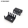 10PCS black 15*10*20MM Triode Heat Sink 10*15*20MM TO-220 TO220 Transistor Aluminum Radiator Heat Sink Cooler Cooling 20*15*10MM ► Photo 3/6