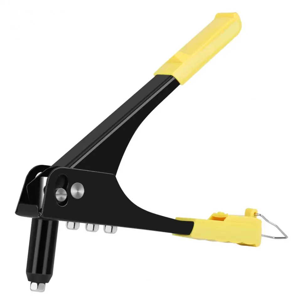 Manual Light Weight Riveter Gun Kit Blind Rivet Hand Gutter Repair