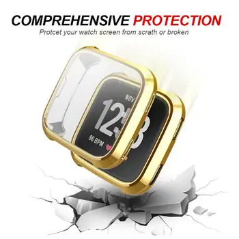 

2020 New TPU Case for Fitbit Versa Watch Smartwatch Cover Frame Protective Soft Shell Silicone Wearable
